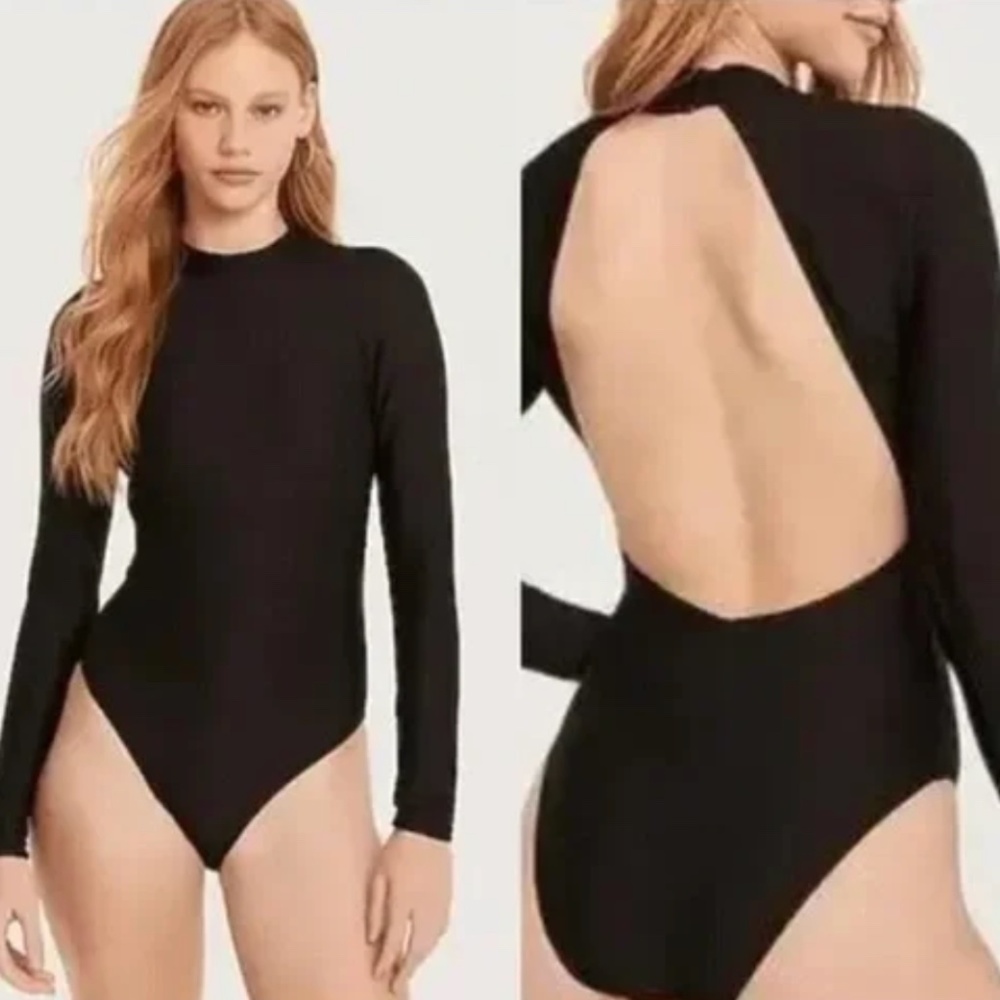 J. Crew Long Sleeve Active Wear One Piece Swimsuit - Size 6